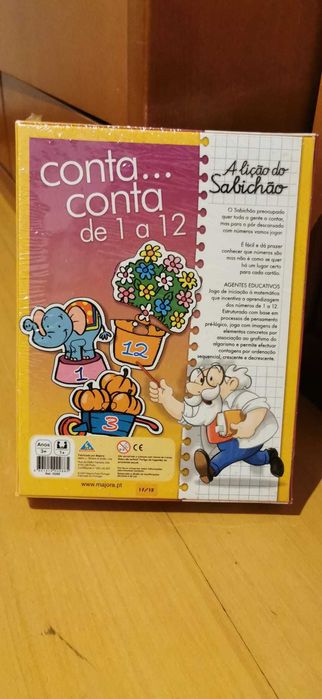 Jogo Conta... Conta de 1 a 12 NOVO