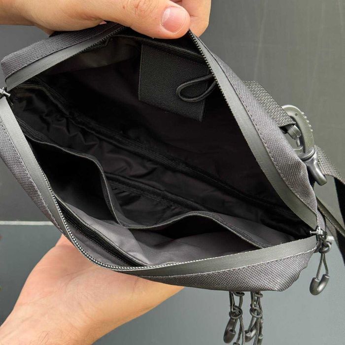 Мужская мессенджер тактическая сумка через плечо барсетка бананка