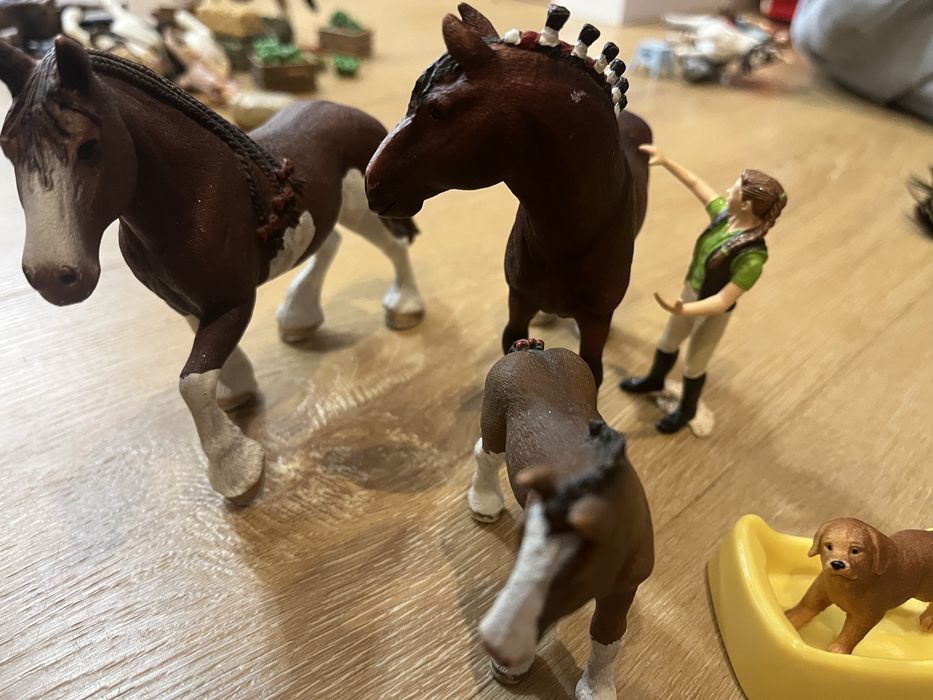 Zestaw Schleich konie i figurka
