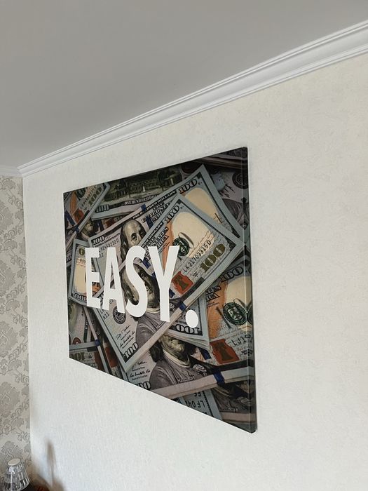 Картина на стіну EASY. з зображенням доларів