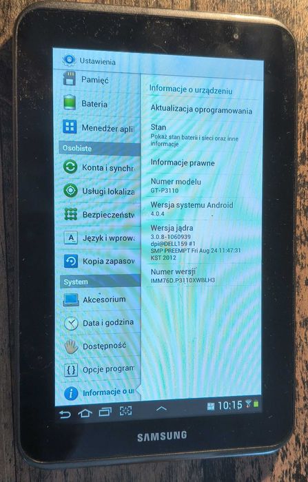 Tablet Samsung Tab 2 GT-P3110