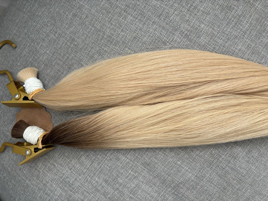 Wlosy naturalne beżowe blondy
