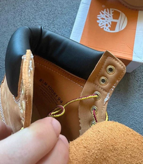 brazowe TIMBERLAND meskie buty nowe na zime za kostke