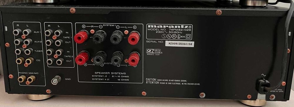 Sistema de Som Vintage Marantz Anos 90 + Colunas e Subwoofer Bose (Vendo conjunto ou peça a peça)