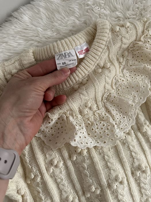 Шкіряні лосинки і светрик Zara 116р