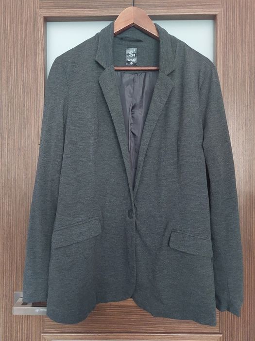 Dresowa marynarka szarą Sinsay L