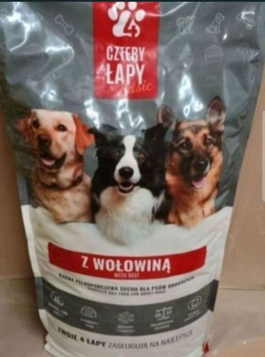 Karma dla psa o smaku wołowiny 20 kg