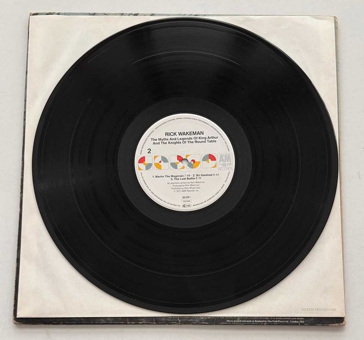 LP Rick Wakeman – The Myths And Legends Of King Arthur And The Knights Of The Round Table.