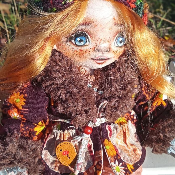 Текстильна лялечка , Лялька. Лялька ручної роботи. Подарунок.