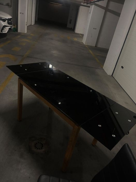 Mesa vidro extencivel