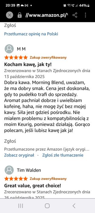 Kawa 100 %Arabica, mielona 720 g