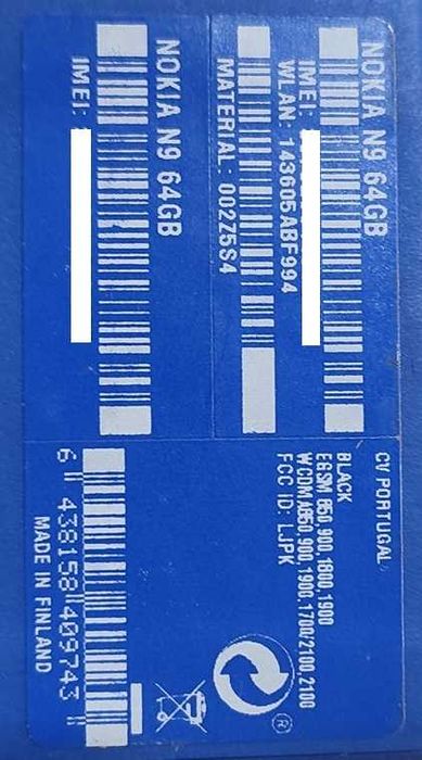 Nokia N9 64GB desbloqueado