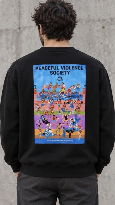 Світшот Manto Peaceful Violence Society