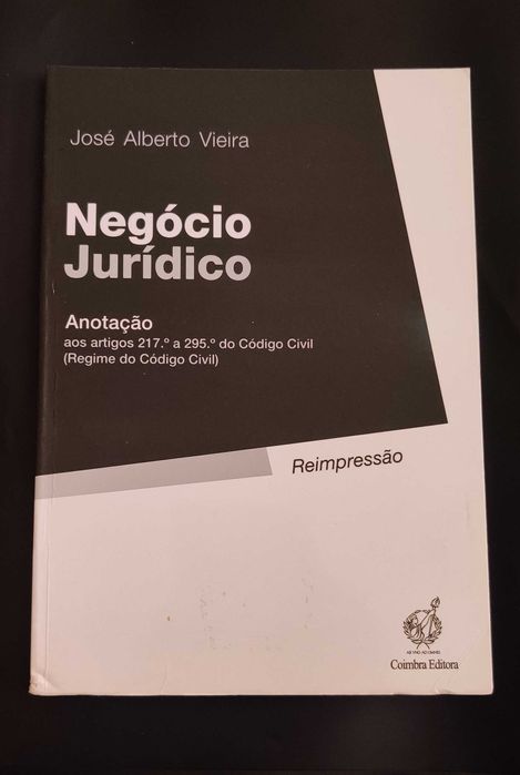 Negócio Jurídico - José Alberto Vieira