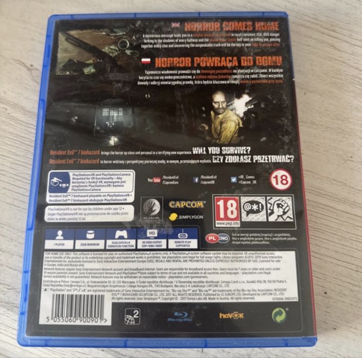 resident evil 7 ps4
