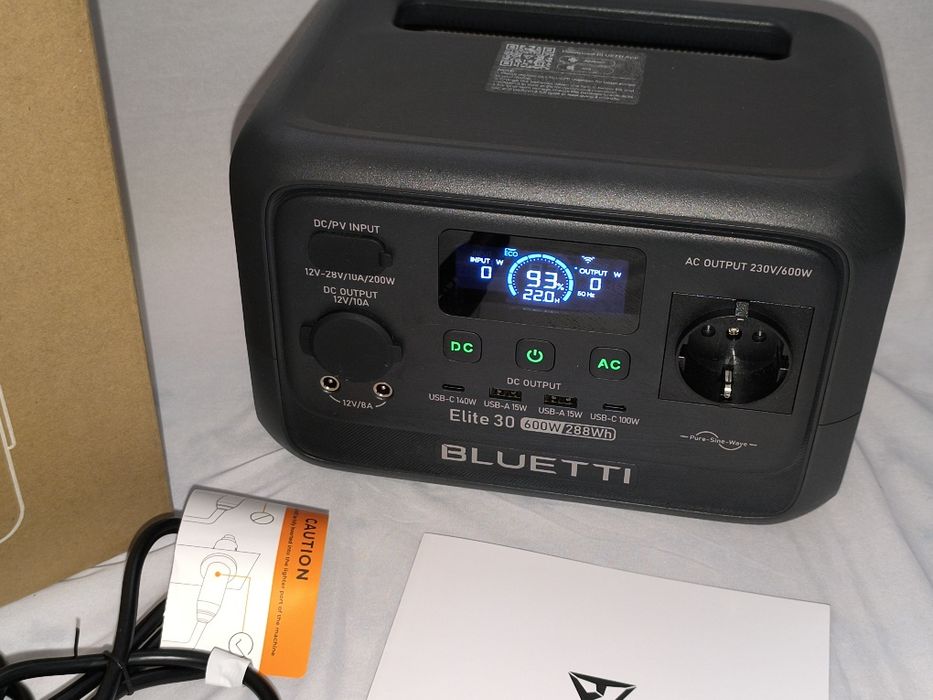 Зарядна станція 600W/288Wh BLUETTI Elite 30 V2 +1500W