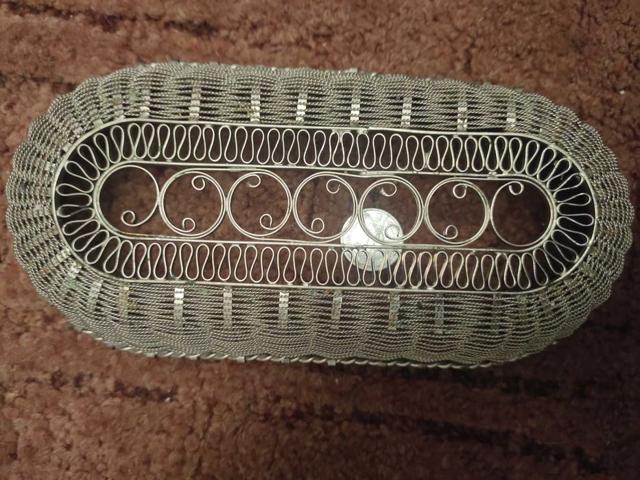 Конфетница серебро