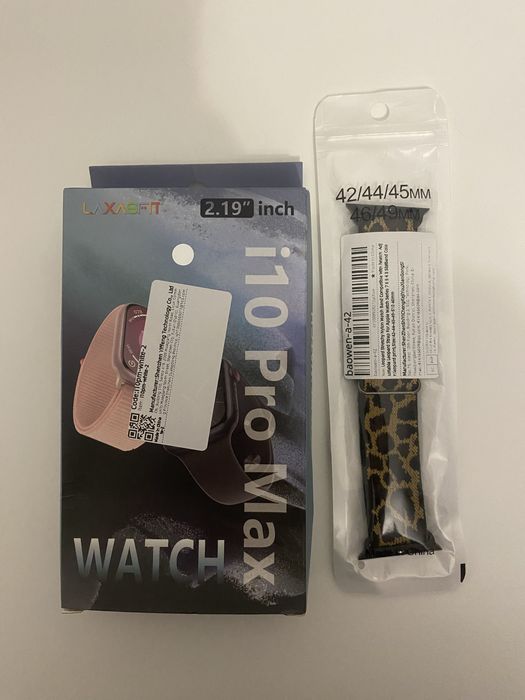 Смарт годинник i10 pro max+ремінець в подарунок