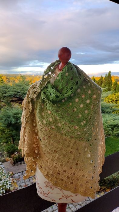 Chusta na szydełku handmade