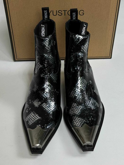 Черевики indie sleeze казаки hedi boy archive boots black архив чорні