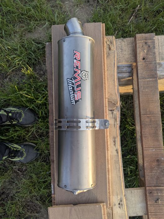 Tłumik wydech Remus tytanowy przelotowy sportowy titanium motocyklowy