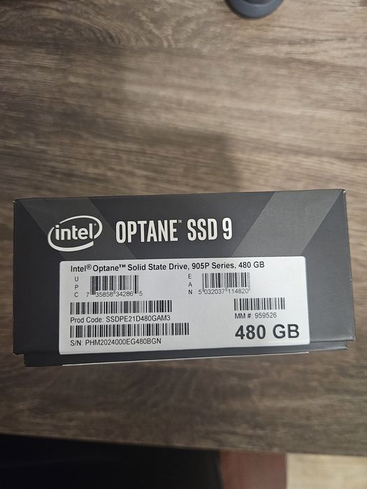 SSD диск Intel Optane 905P 480GB 3D XPoint