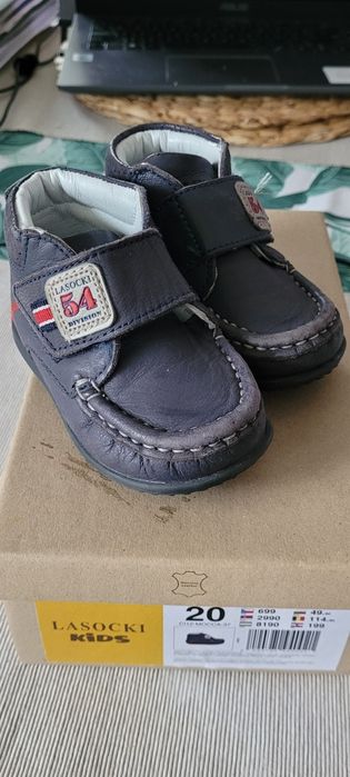Buciki dla chłopca jesienno-zimowe, Lasocki Kids, rozmiar 20