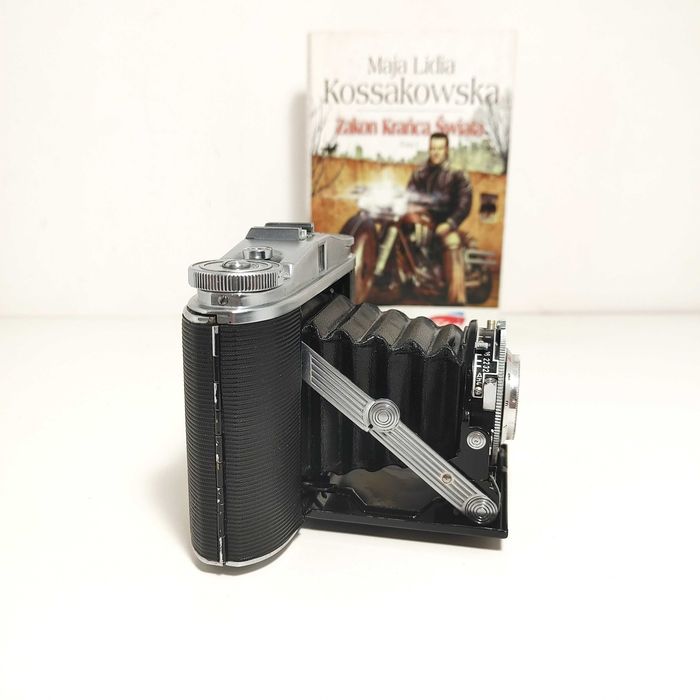 Analogowy aparat mieszkowy AGFA Isolette II lens 85mm 1:4,5 Prontor SV