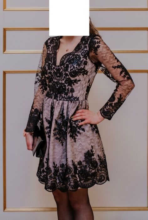 Piękna, elegancka sukienka w rozmiarze 36/S