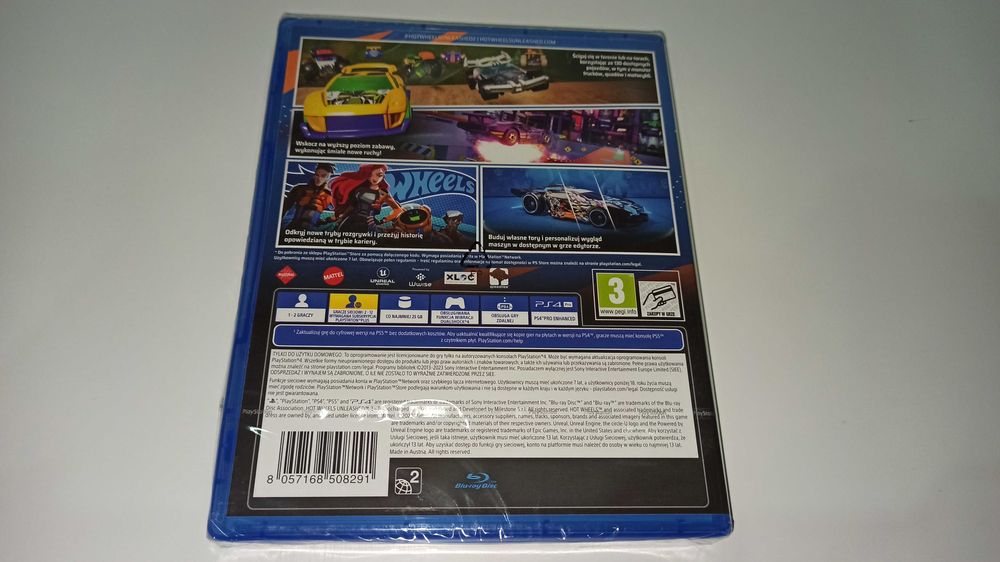 ps4 HOT WHEELS UNLEASHED 2 TURBOCHARGED po polsku dla dzieci Nowa!