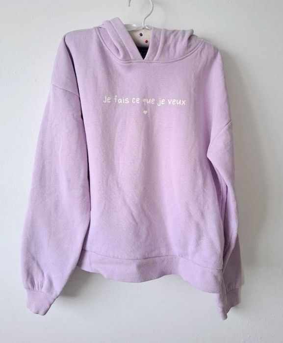 Sweat cor alfazema para menina 11-12 anos (146-152 cm)