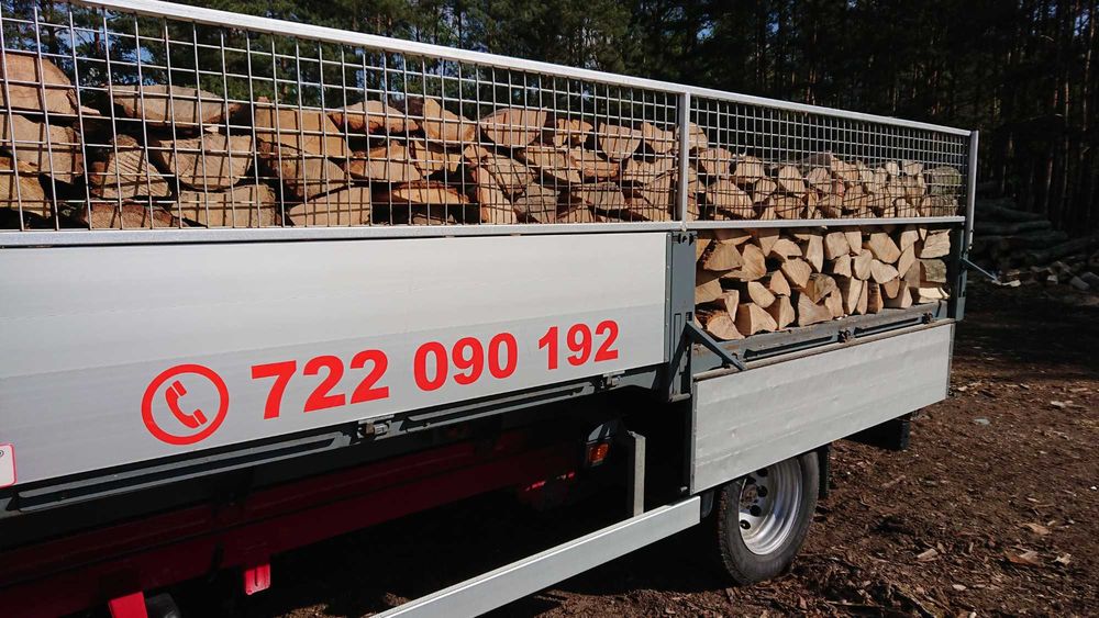 DREWNO KOMINKOWE Żary. Sezonowane Dąb Buk Grab opałowe Transport