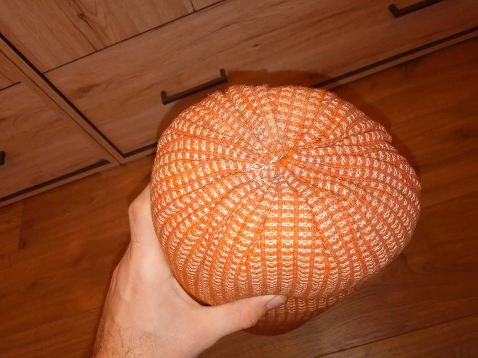 Poduszka pod szyję wałek pod poduszkę kanapowy wersalki PRL vintage