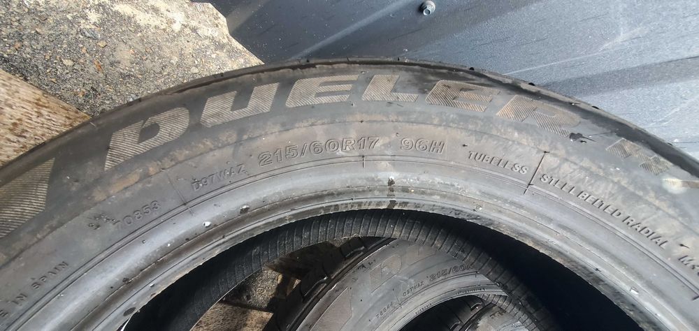 Нові літні шини 215 60 R17 Bridgestone Dueller HP Sport Іспанія 2018р
