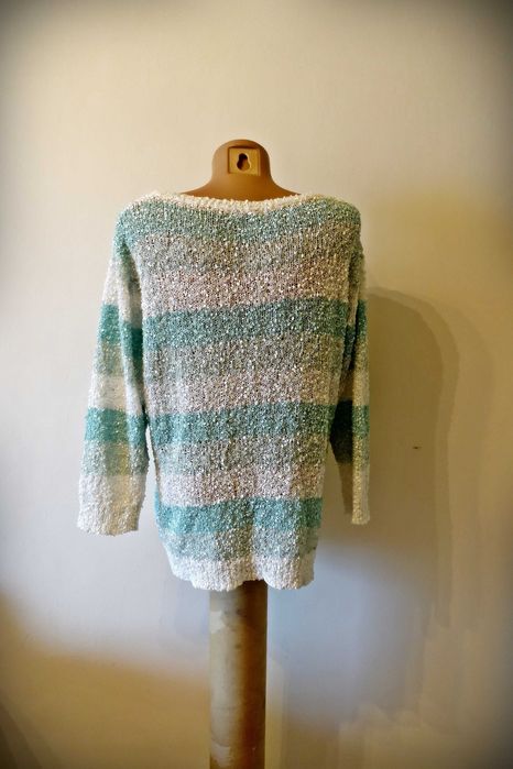 Sweter damski kolorowy rozmiar 40.