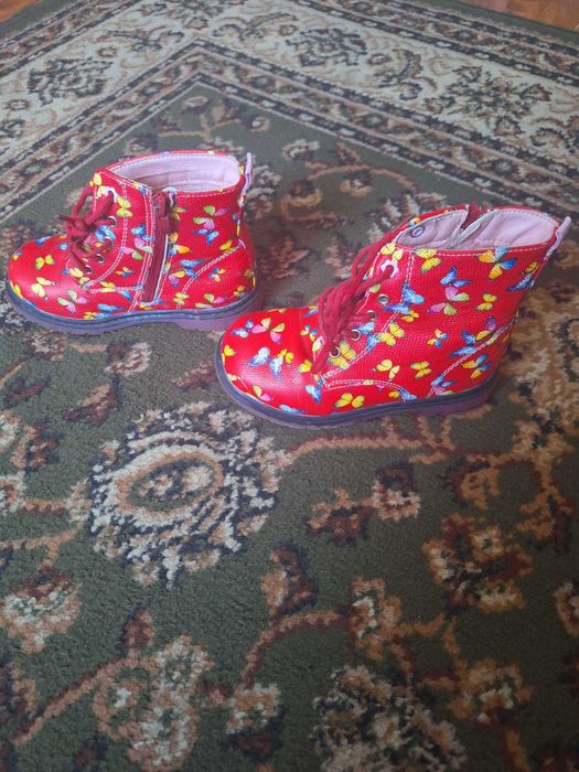 Buty zimowe dziewczęce ocieplane