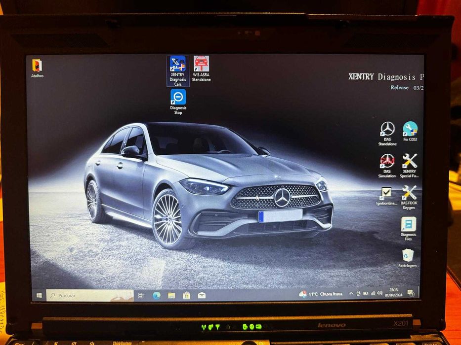 Lenovo X201 Diagnostico Mercedes ( Passthru ) Xentry e Wis