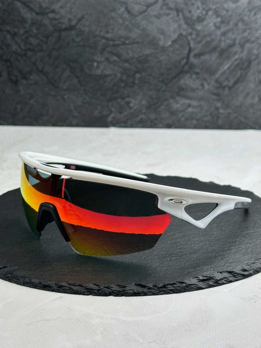 Сонцезахисні окуляри Oakley Sphaera OO9403 білі з лінзою Prizm Ruby, спортивний щиток, чоловічі, оригінал