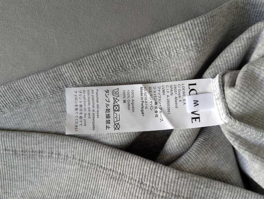 Szara bluzka Loewe M – nowa z metką, oryginał!