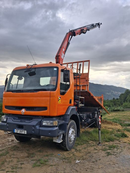 Camiao grua Renault kerax 370