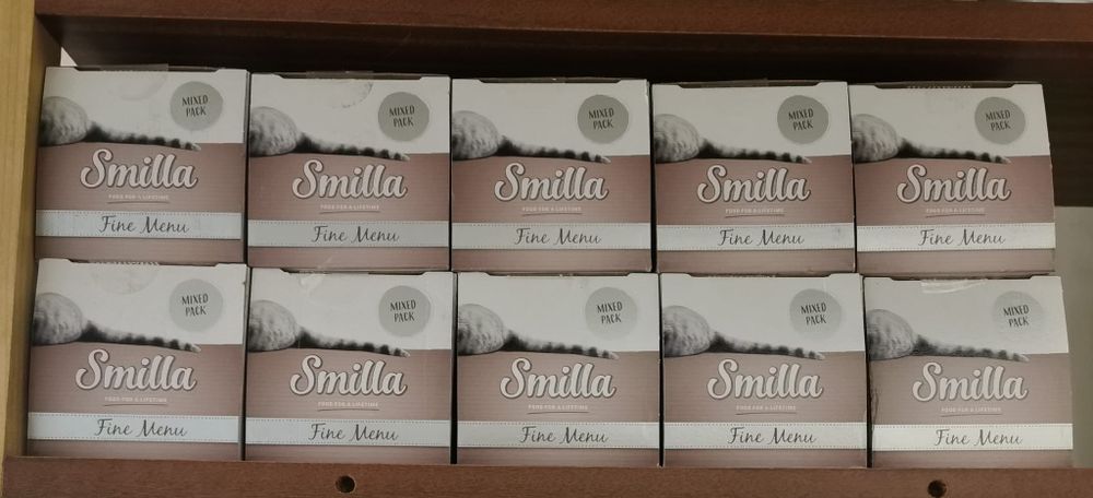 Smilla Fine Menu 80x100g mix smaków jedzenie dla kota pasztet