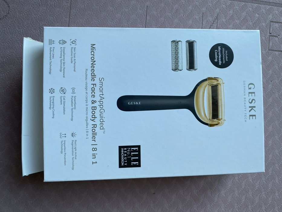 Електронний ролер для обличчя та тіла з мікроголками GESKE MicroNeedle