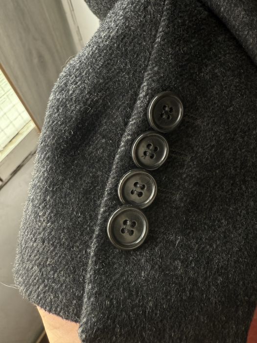 Темно серое пальто Arber