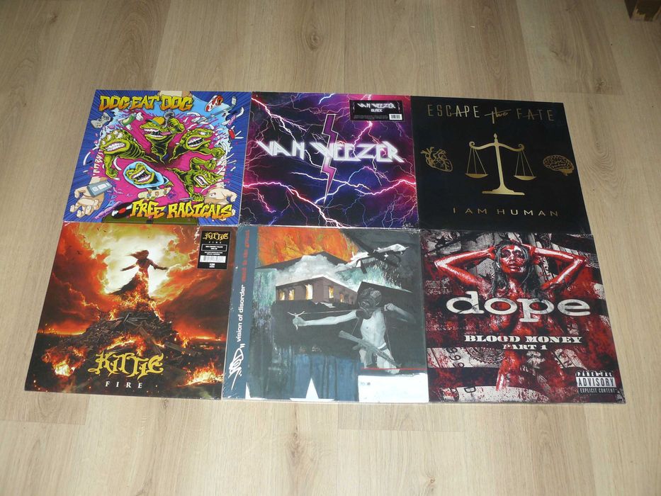 Вінілові платівки (вініли). Нові. (rock, metal)