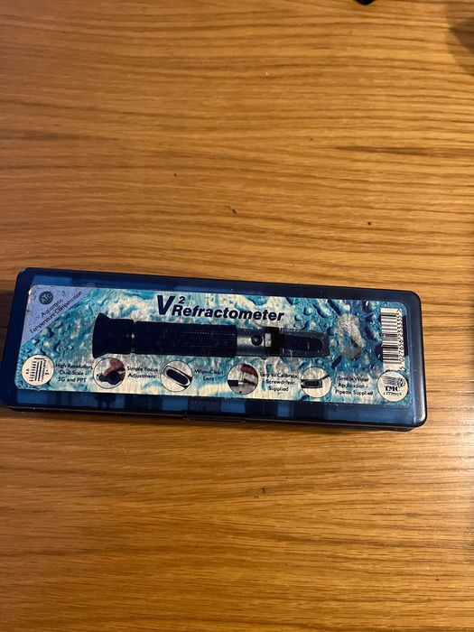 Refratometro tmc para análise salinidade