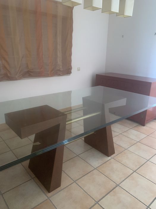 Mesa modelo seven em cerejeira
