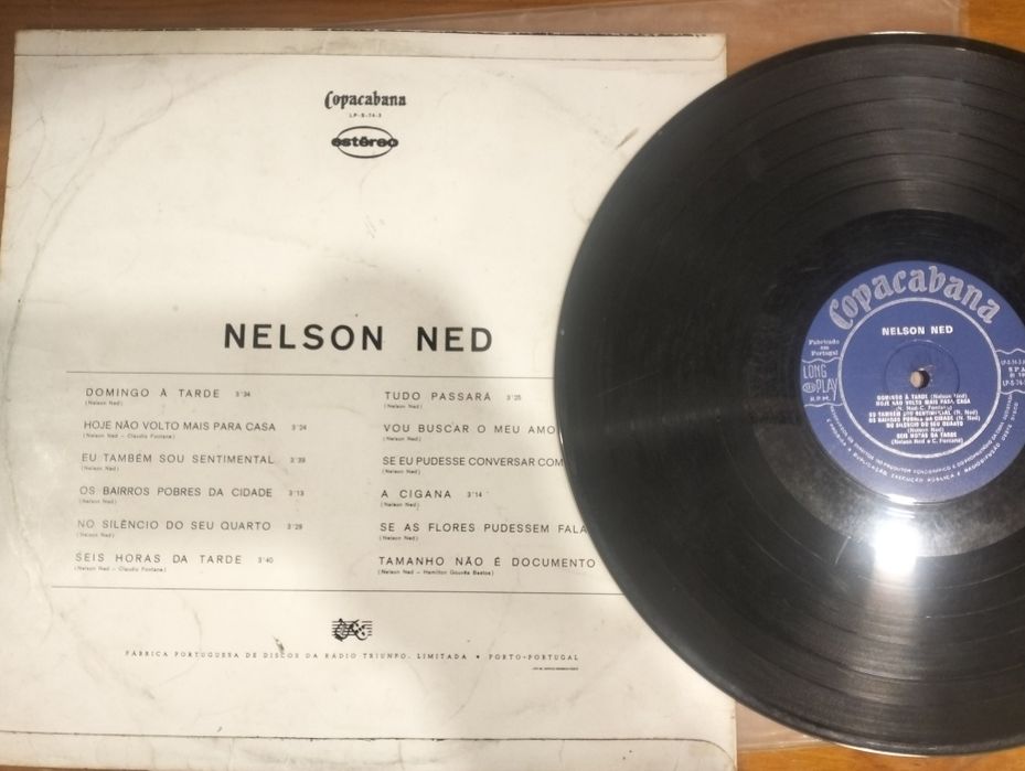 Disco de vinil LP Nelson Ned - Tudo Passará'
