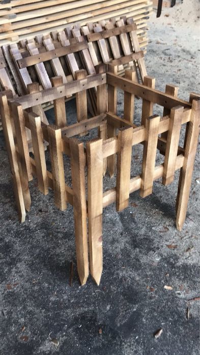 Паркан деревяний садовий 220грн секція