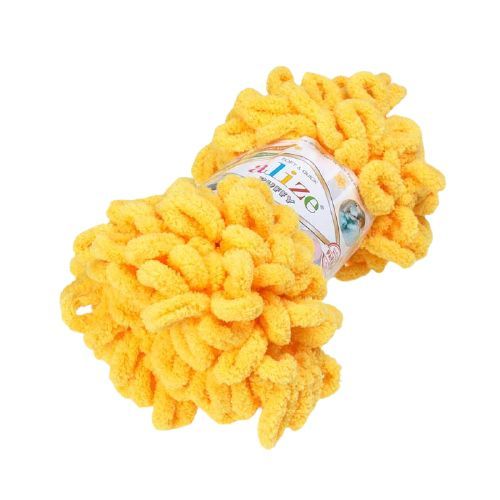 Włóczka dziecięca Alize Puffy nr 216 żółty