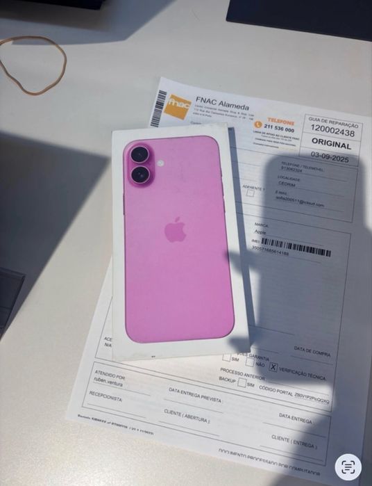 Iphone 16 plus 128gb rosa